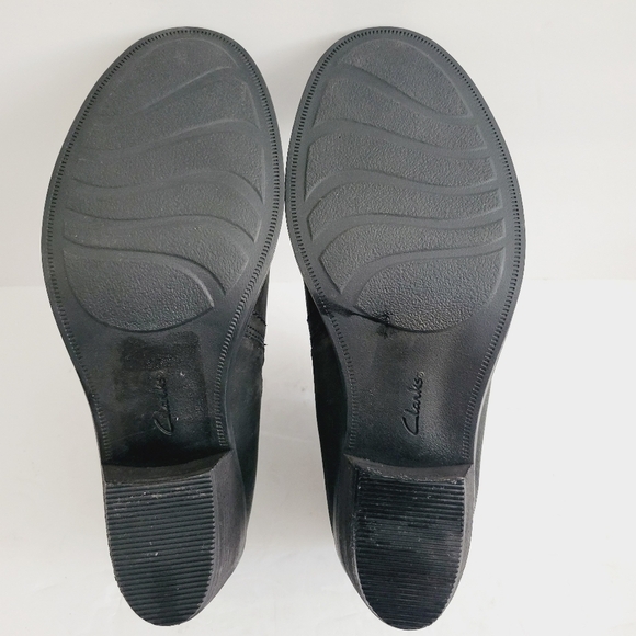 NEW Clarks Leather Ankle Bootie Size 9 - Picture 7 of 8